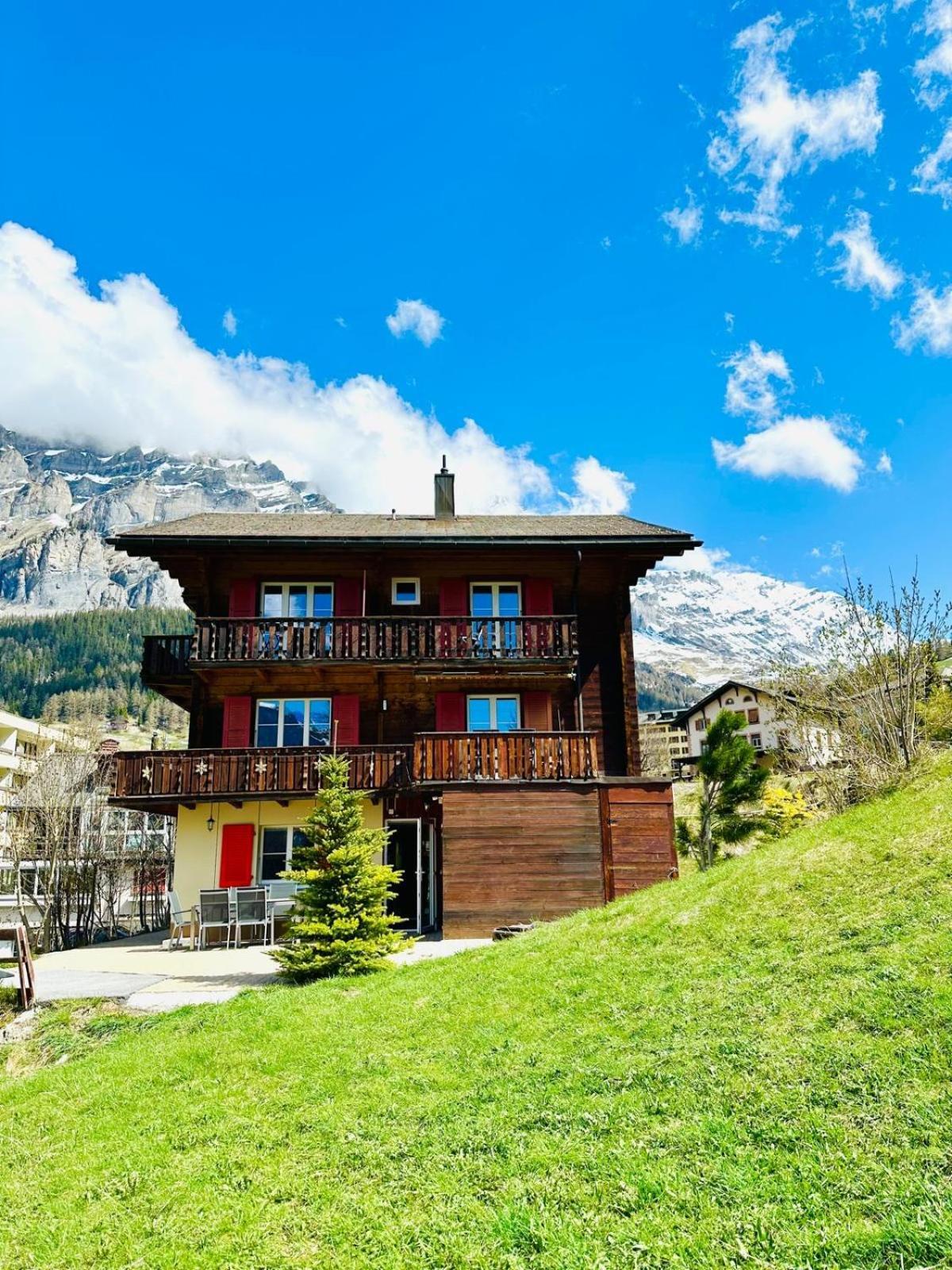 Apartments Chalet Tatyana Leukerbad Bagian luar foto