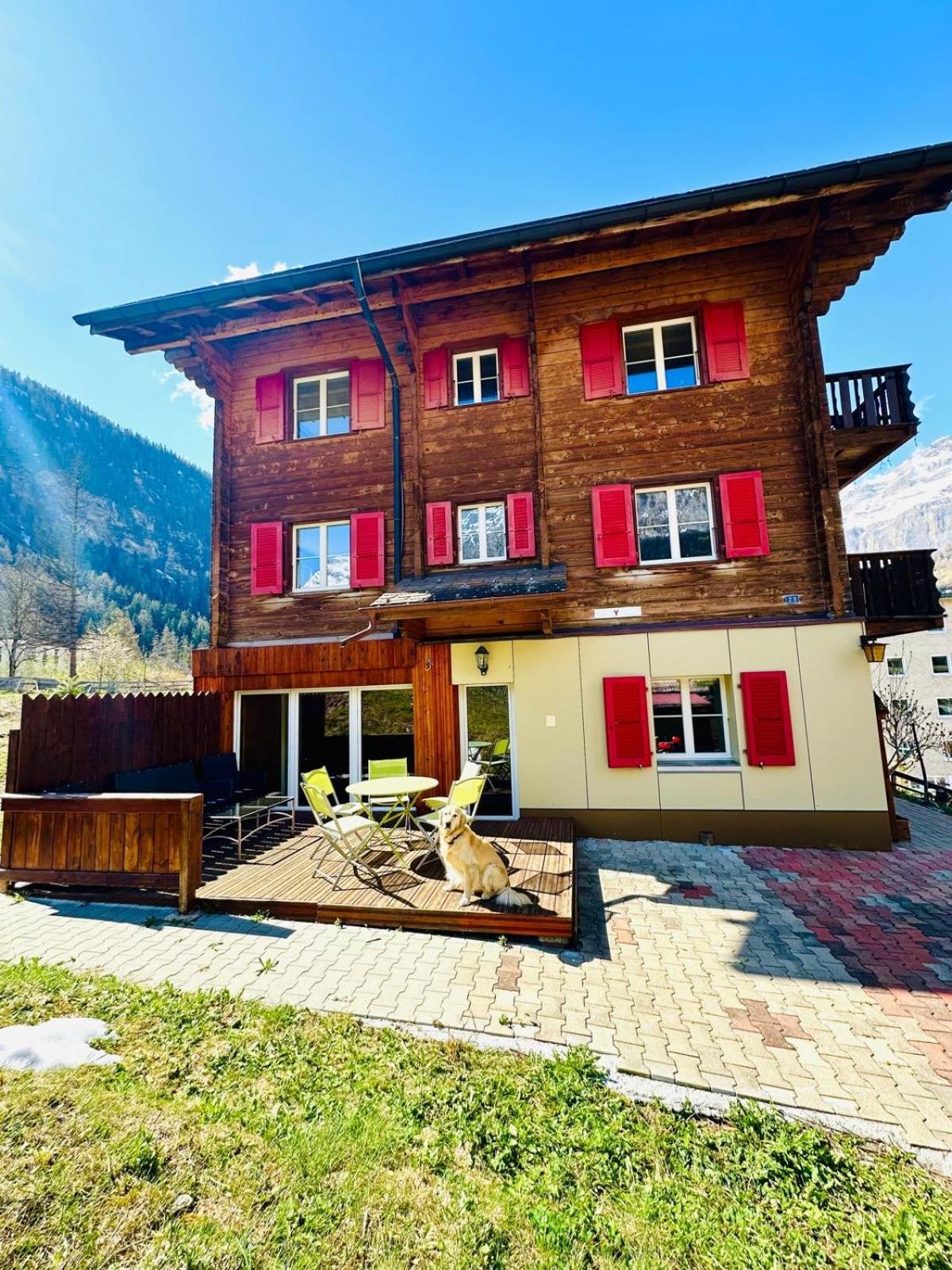 Apartments Chalet Tatyana Leukerbad Bagian luar foto